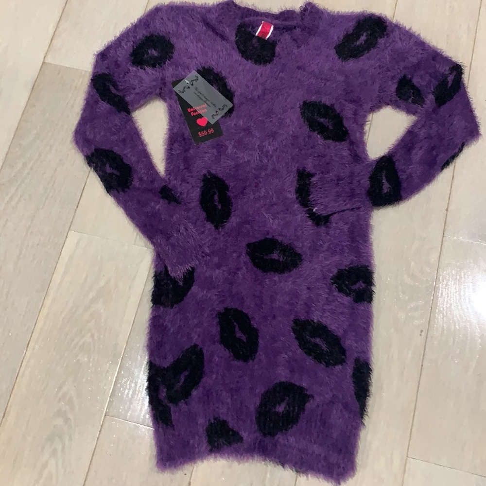 Universal Fashion ❤️❤️❤️nice&fuzzy&warm purple tops